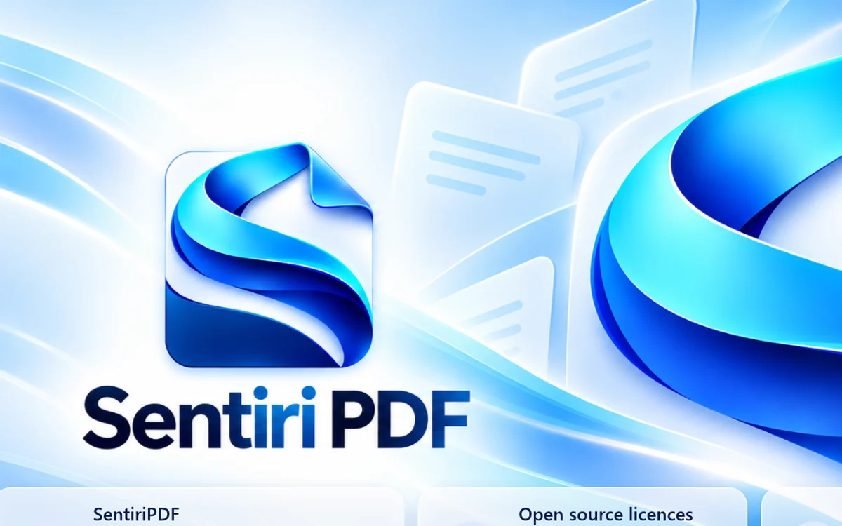 The SentiriPDF About screen